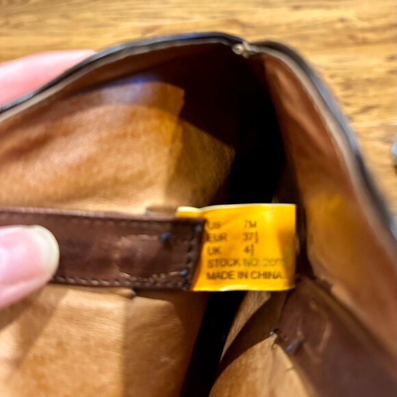 Women’s Vintage Brown Leather Roadwolf Western Pull On Cowboy Boots Size 7 - Picture 8 of 8